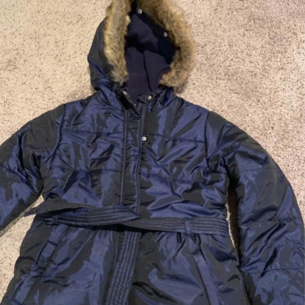 Nautica navy puffer coat, size L. New w tags.
